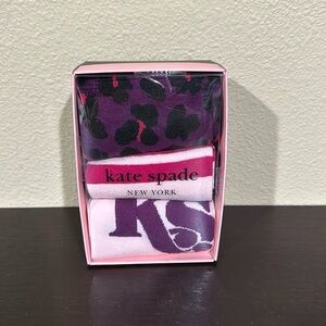 NWT Kate Spade 3 pack crew socks